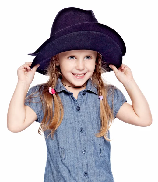 Cowgirl kid — Stock Photo, Image