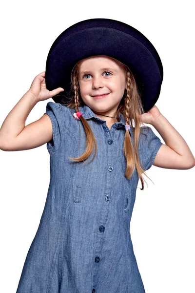 Cowgirl kid — Stock Photo, Image