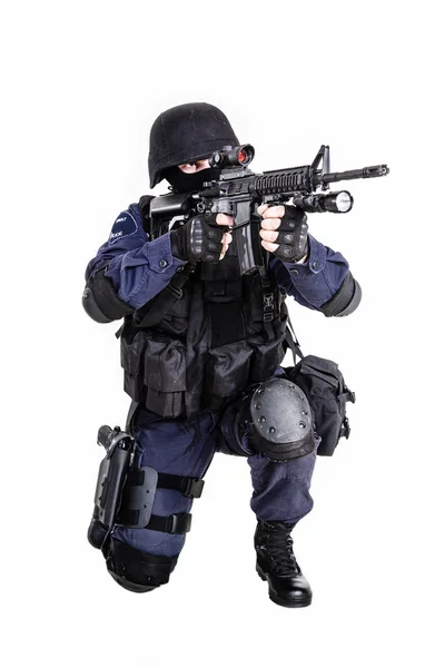 Oficer SWAT — Zdjęcie stockowe