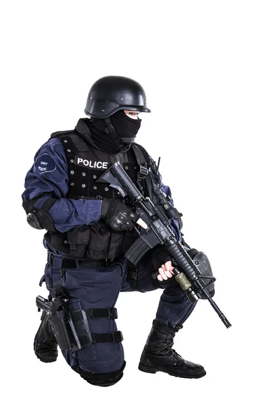 Офицер SWAT — стоковое фото