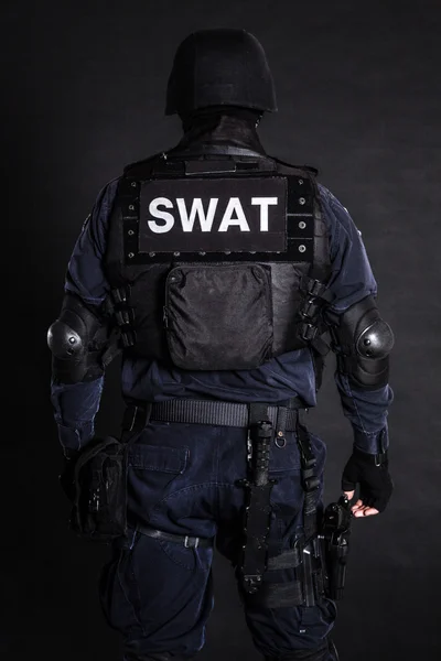 SWAT tiszt — Stock Fotó