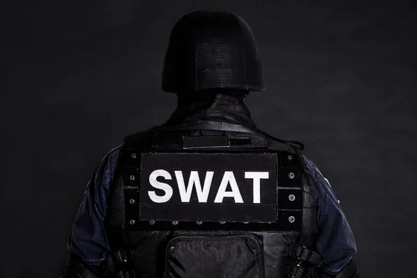 Офицер SWAT — стоковое фото