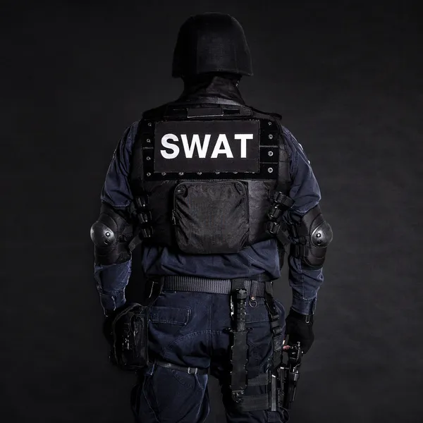 Офицер SWAT — стоковое фото