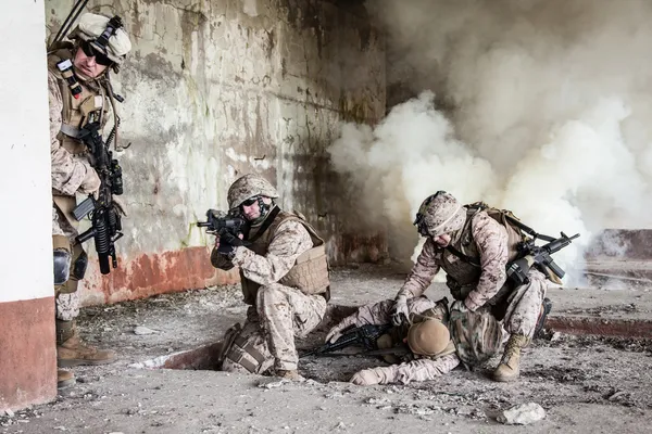 Marines américaines en action — Photo