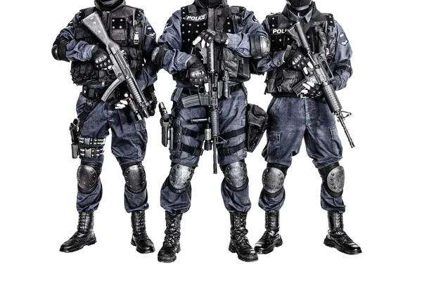 Equipo SWAT — Foto de Stock