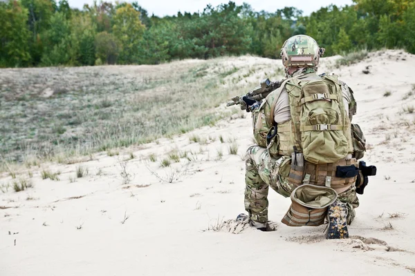 Amerikansk soldat – stockfoto