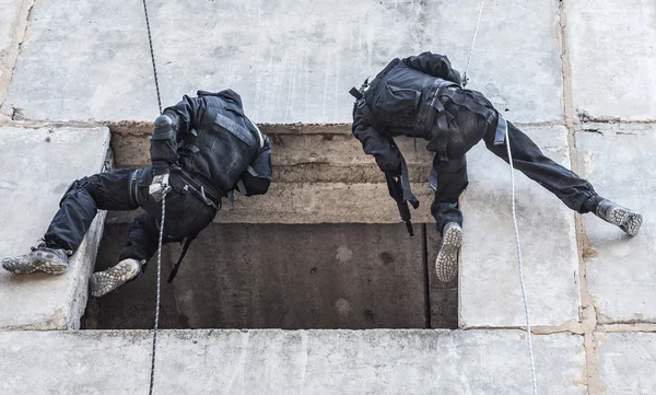 Rappel táctico — Foto de Stock