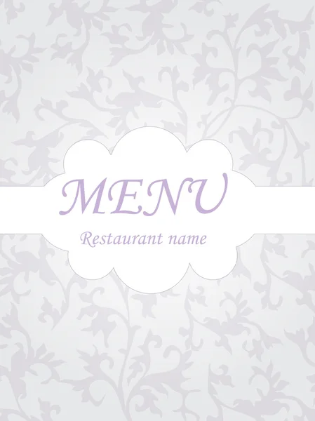 Design de menu restaurante — Vetor de Stock