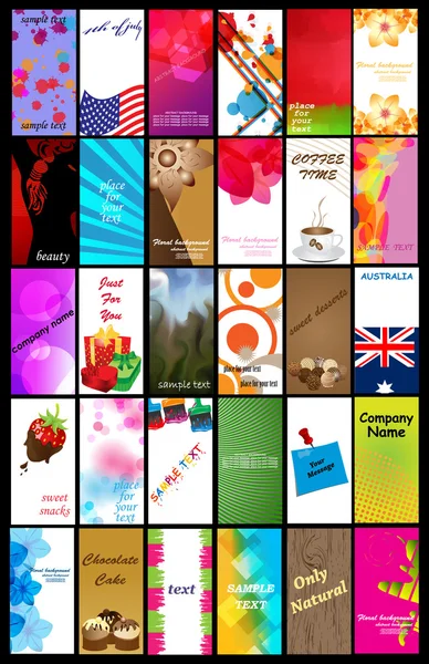 30 iş kart dizisini