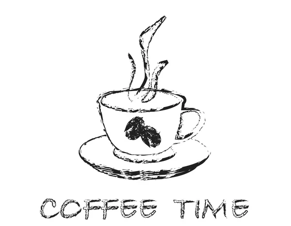 Ilustração vetorial de xícara de café oc — Vetor de Stock