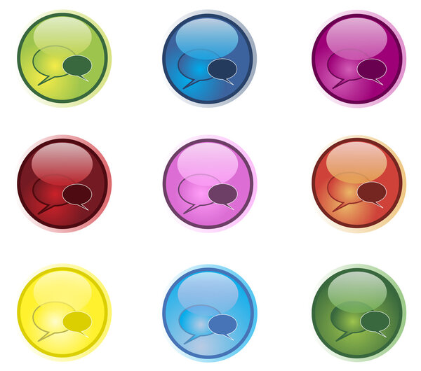 Vector illustration of different set of icons