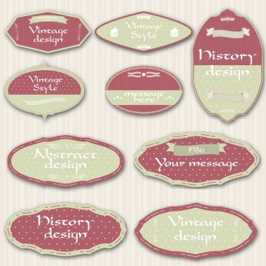 Vintage Etiketleri