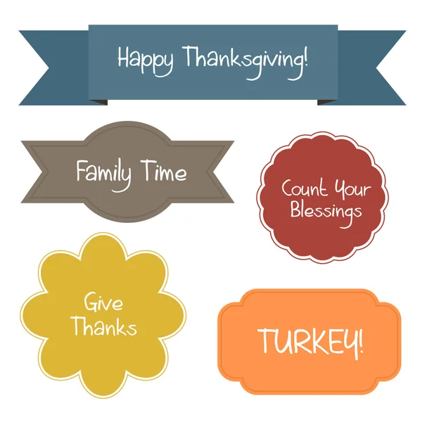 Thanksgiving Banners — Stock vektor