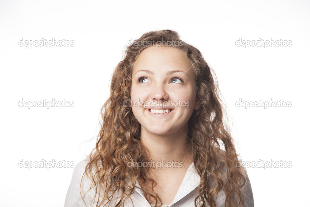 Beautiful Teenage Girl Smiles