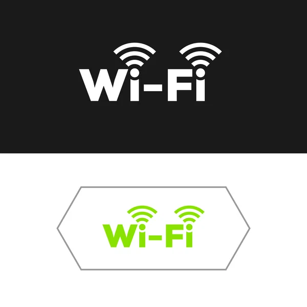 Icônes WiFi modernes — Image vectorielle