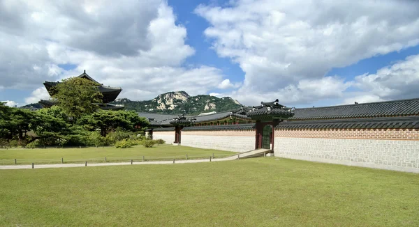 Παλάτι του αυτοκράτορα στο seoul. Νότια Κορέα. — Φωτογραφία Αρχείου