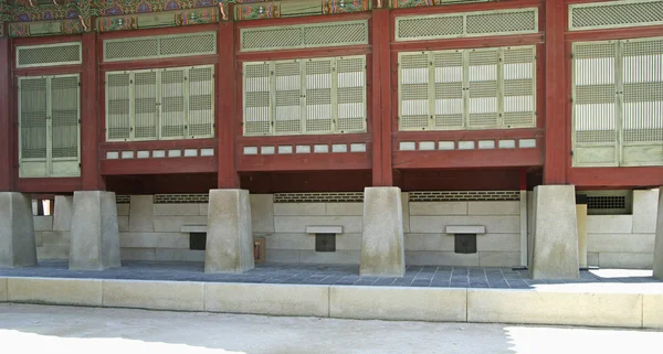 System grzewczy gyeongbokgung — Zdjęcie stockowe