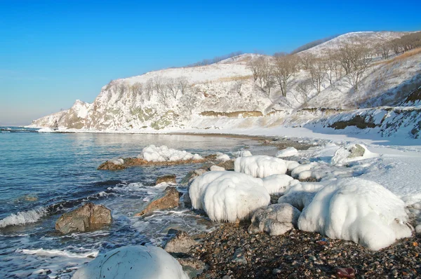 Güzel bir plaj — Stok fotoğraf