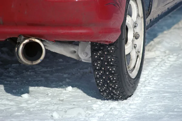 Vinter däck — Stockfoto