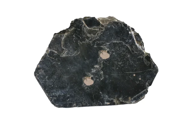 Siyah arka plan üzerinde kristal Mika — Stok fotoğraf
