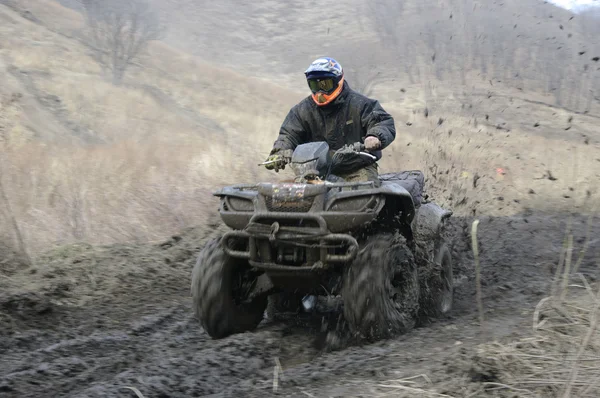 ATV racing — стокове фото