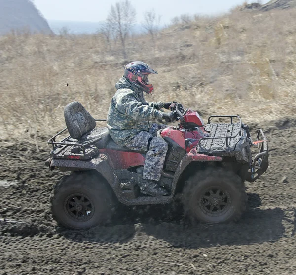 Atv racing — Stock Photo, Image