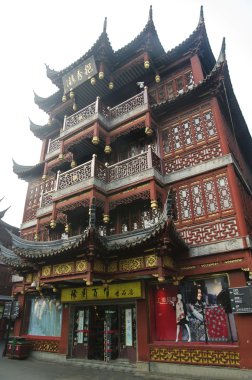 Çin shanghai - Kasım 15.2013: yuyuan Bahçe