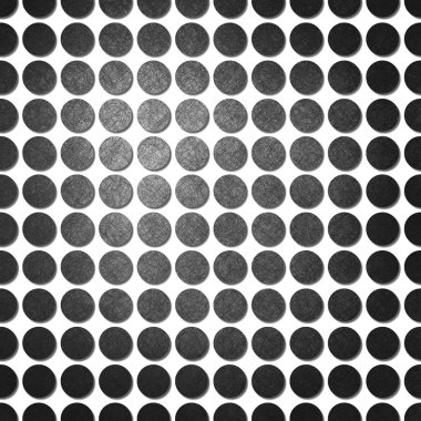 beyaz kağıt üzerinde siyah polka noktalı deseni