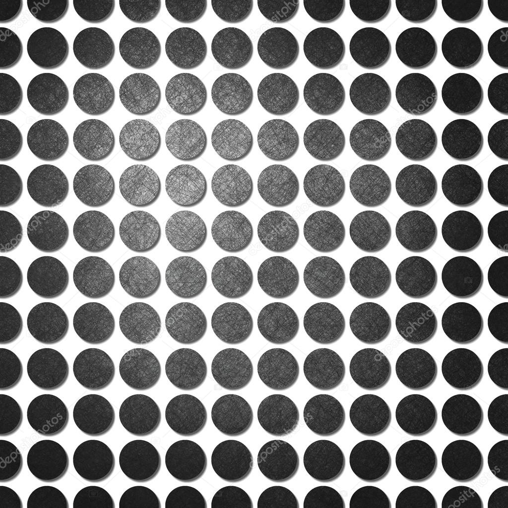 black polka dot pattern on white background paper