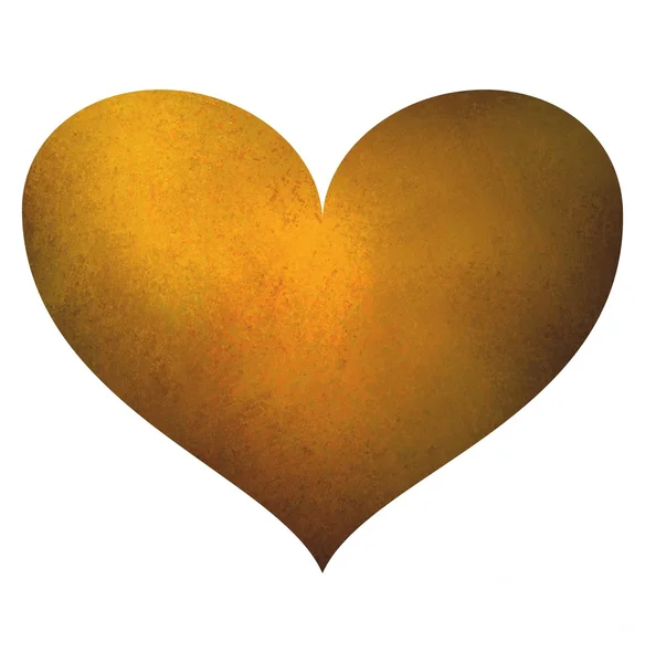 Gold heart — Stock Photo, Image