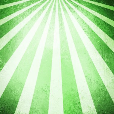 Yeşil ışın veya güneş retro arka tasarım sunbeam akışı