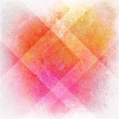 pembe arka plan veya turuncu sarı zemin üzerinde beyaz, yaşlı sıcak leke spot vintage grunge arka plan doku renkli kareli sanat arka plan blok düzeni tasarımı, çok renkli arka plan kağıt üzerinde