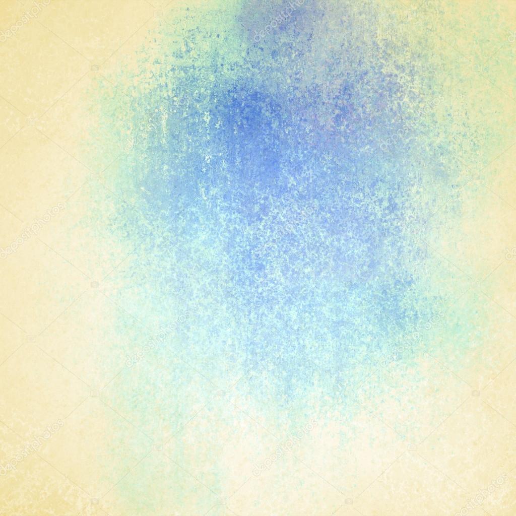 White Beige Background Abstract Blue Color Splash Of Faded