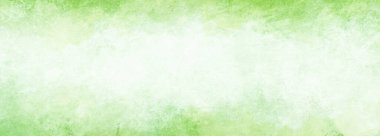Yeşil suluboya grunge kenarlı beyaz arkaplan dokusu eski soluk eski moda tasarım, beyaz merkezli zarif pastel yeşil çizgiler