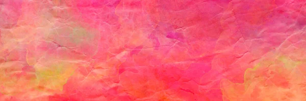 Heiße Rosa Hintergrund Bunte Aquarell Gefärbte Textur Auf Papier Abstrakte — Stockfoto