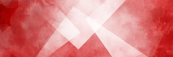 Abstract Red Background White Triangle Shapes Layered Creative Modern Art — Stock Photo, Image