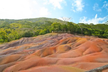 Volkan toprak chamarel, mauritius