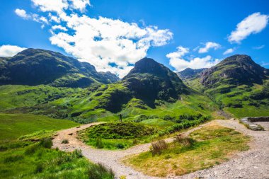 glencoe, İskoçya, Birleşik Krallık'da highland peyzaj