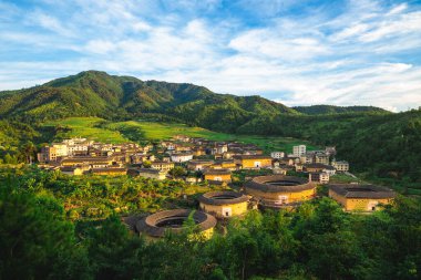 Chuxi Tulou kümesi, Fujian, Çin 'de bir grup toprak yapı.