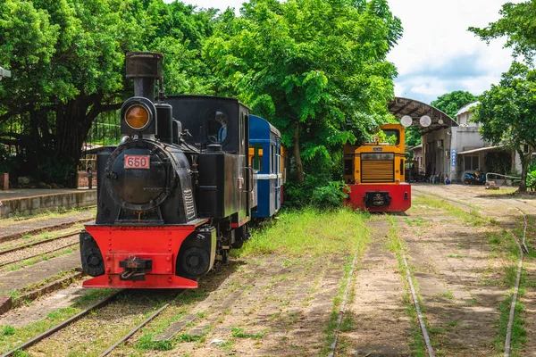 Ιουλίου 2022 Suantou Sugar Factory Tourism Train Στο Πολιτιστικό Πάρκο — Φωτογραφία Αρχείου