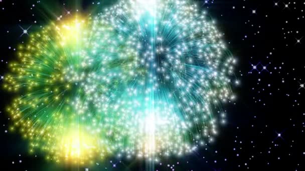 Fireworks - animeringar — Stockvideo