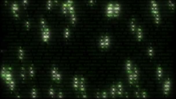 Matrix animatie — Stockvideo