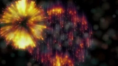 havai fişek - bokeh etkisi ile