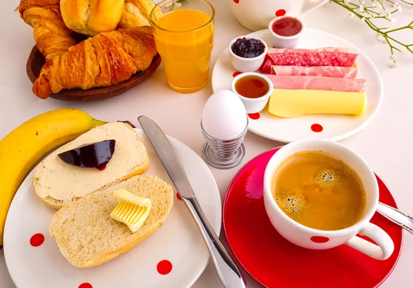 Continental breakfast — Stock Photo, Image