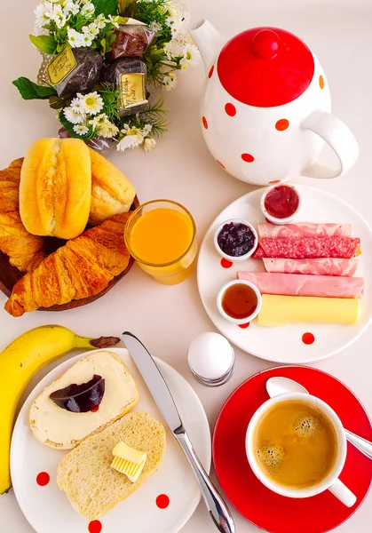 Continental breakfast — Stock Photo, Image