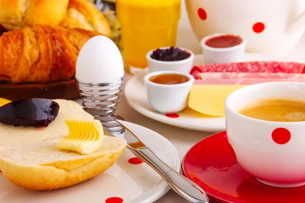 Kontinentales Frühstück — Stockfoto