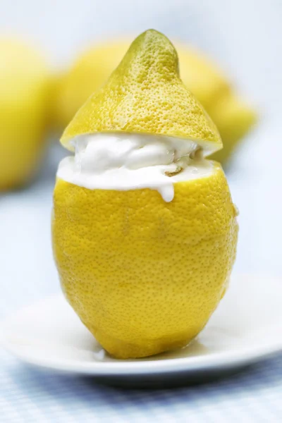 Sorbete de limón —  Fotos de Stock