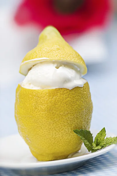 Sorbete de limón — Foto de Stock