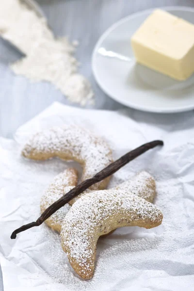 Vanilla croissants — Stock Photo, Image