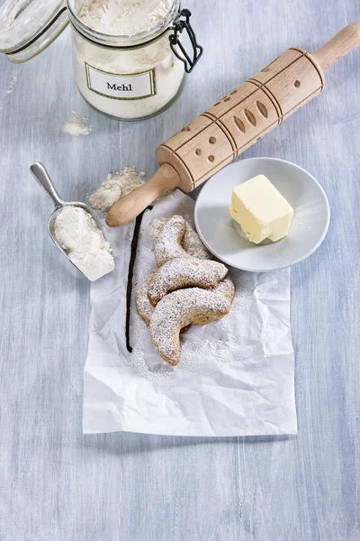 Vanilla croissants — Stock Photo, Image